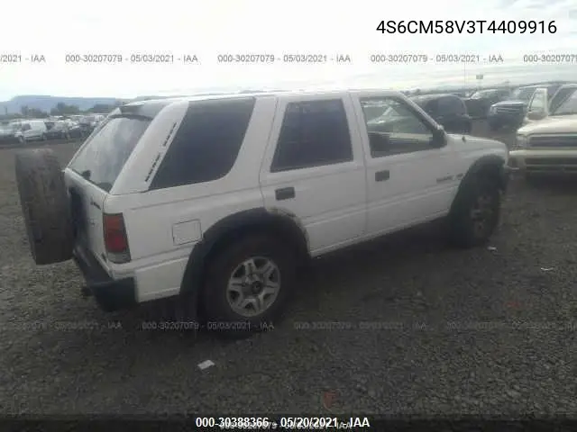 1996 Honda Passport Ex/Lx VIN: 4S6CM58V3T4409916 Lot: 30388366