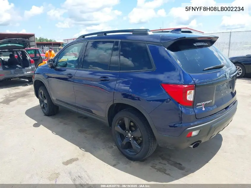 2020 Honda Passport Awd Elite VIN: 5FNYF8H08LB002234 Lot: 42535770