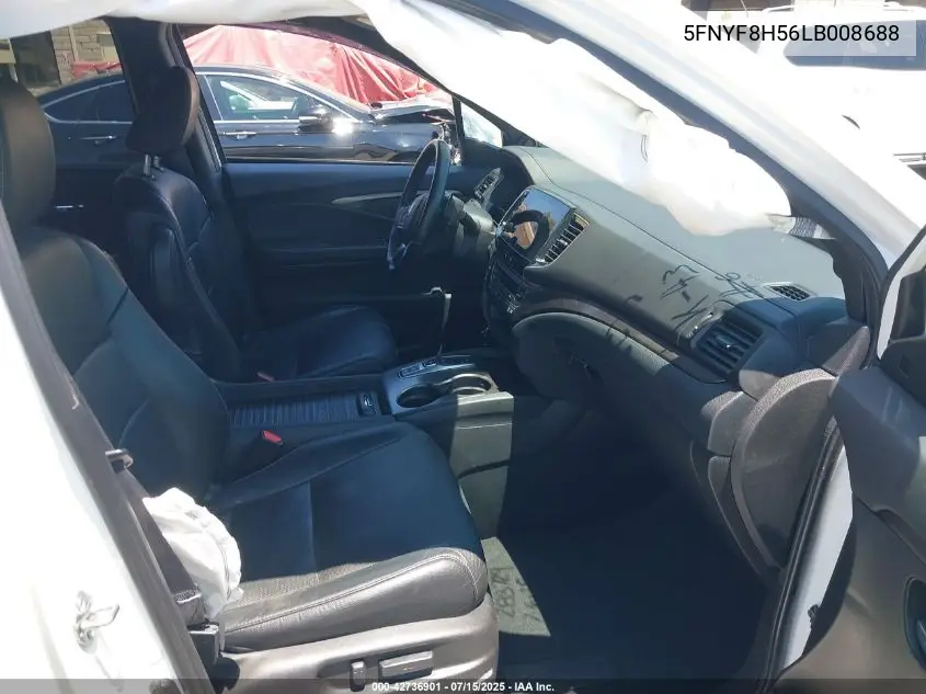 2020 Honda Passport Awd Ex-L VIN: 5FNYF8H56LB008688 Lot: 42736901