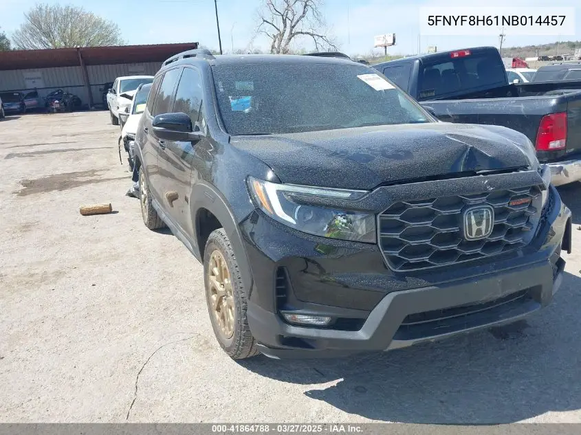 2022 Honda Passport Awd Trailsport VIN: 5FNYF8H61NB014457 Lot: 41864788