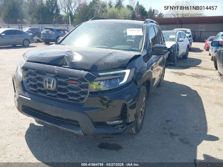 2022 Honda Passport Awd Trailsport VIN: 5FNYF8H61NB014457 Lot: 41864788