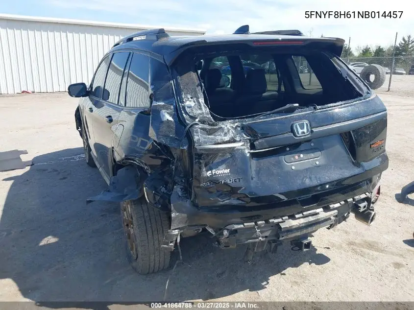 2022 Honda Passport Awd Trailsport VIN: 5FNYF8H61NB014457 Lot: 41864788
