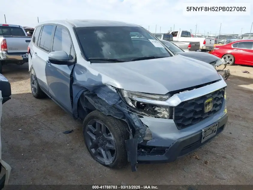 2023 Honda Passport Awd Ex-L VIN: 5FNYF8H52PB027082 Lot: 41788783
