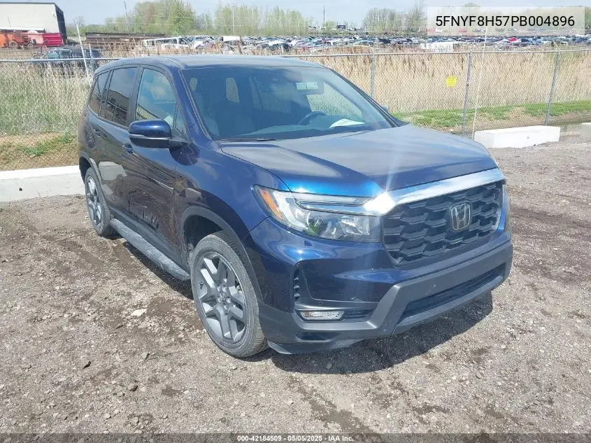 2023 Honda Passport Awd Ex-L VIN: 5FNYF8H57PB004896 Lot: 42184509
