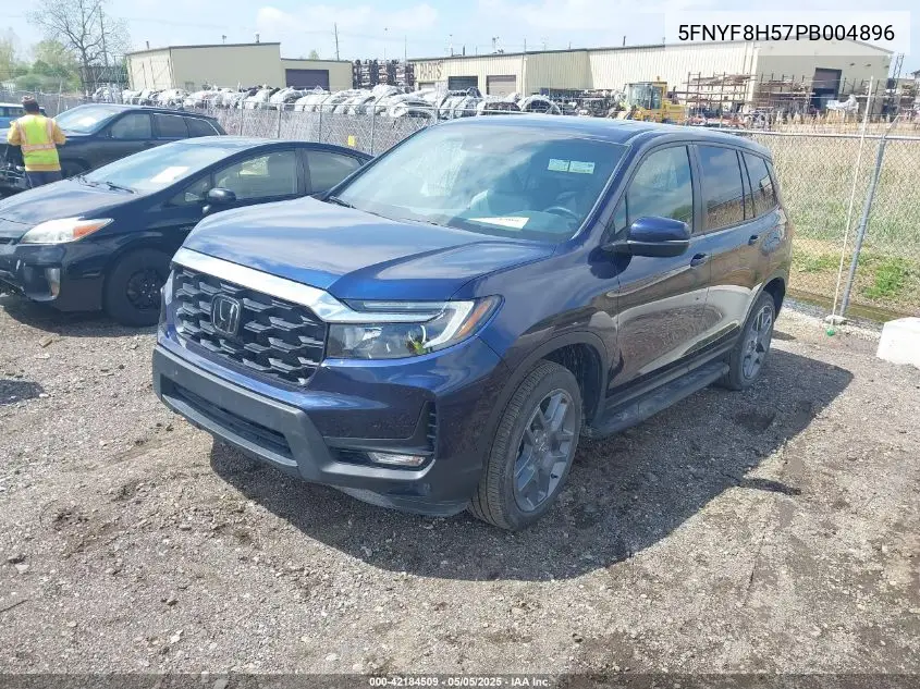 2023 Honda Passport Awd Ex-L VIN: 5FNYF8H57PB004896 Lot: 42184509