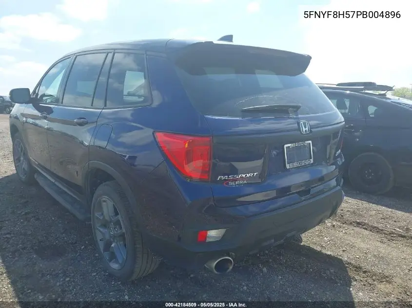 2023 Honda Passport Awd Ex-L VIN: 5FNYF8H57PB004896 Lot: 42184509