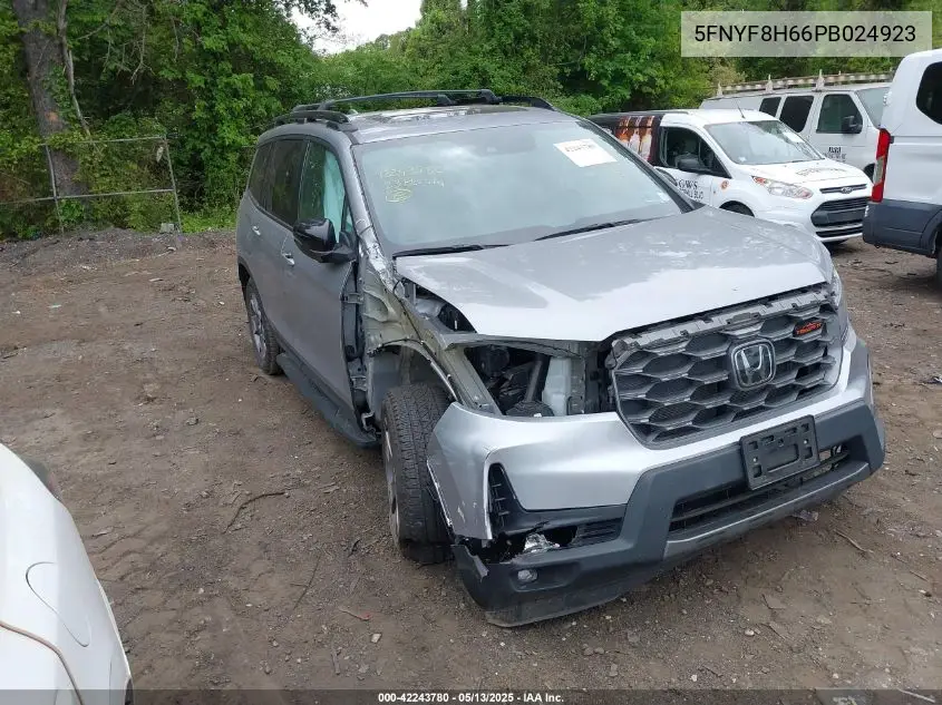 2023 Honda Passport Awd Trailsport VIN: 5FNYF8H66PB024923 Lot: 42243780