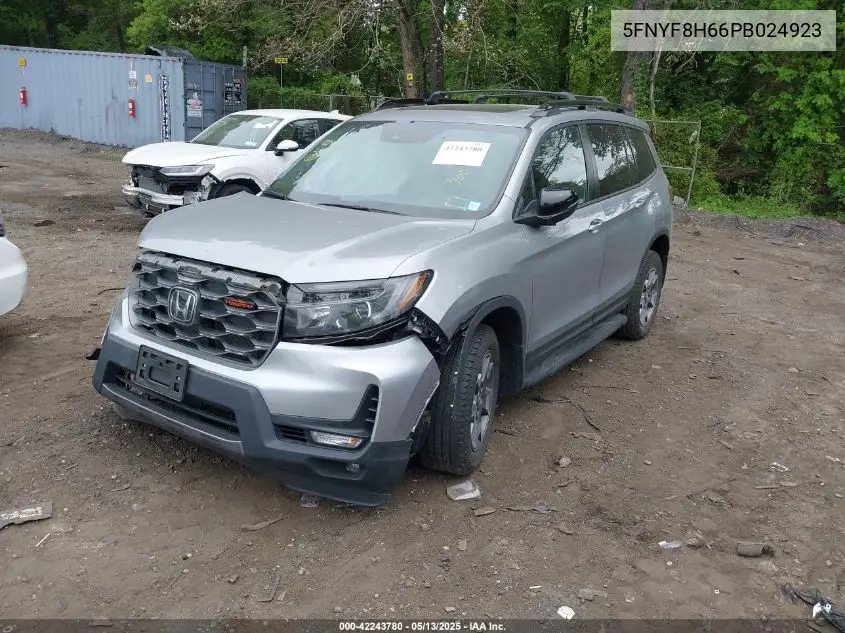 2023 Honda Passport Awd Trailsport VIN: 5FNYF8H66PB024923 Lot: 42243780