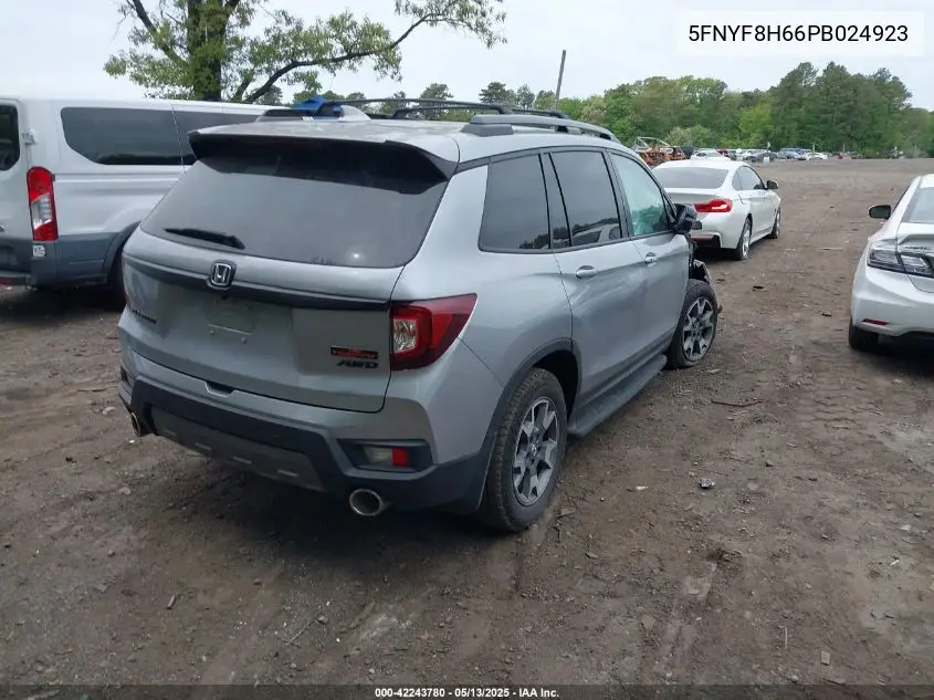 2023 Honda Passport Awd Trailsport VIN: 5FNYF8H66PB024923 Lot: 42243780