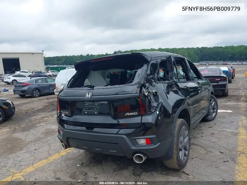 2023 Honda Passport Awd Ex-L VIN: 5FNYF8H56PB009779 Lot: 42502614