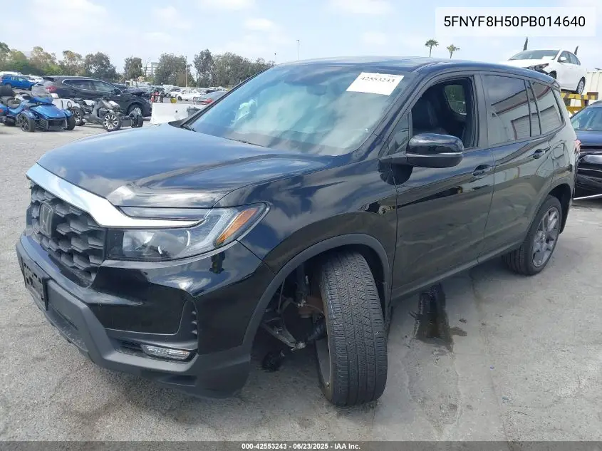 2023 Honda Passport Awd Ex-L VIN: 5FNYF8H50PB014640 Lot: 42553243