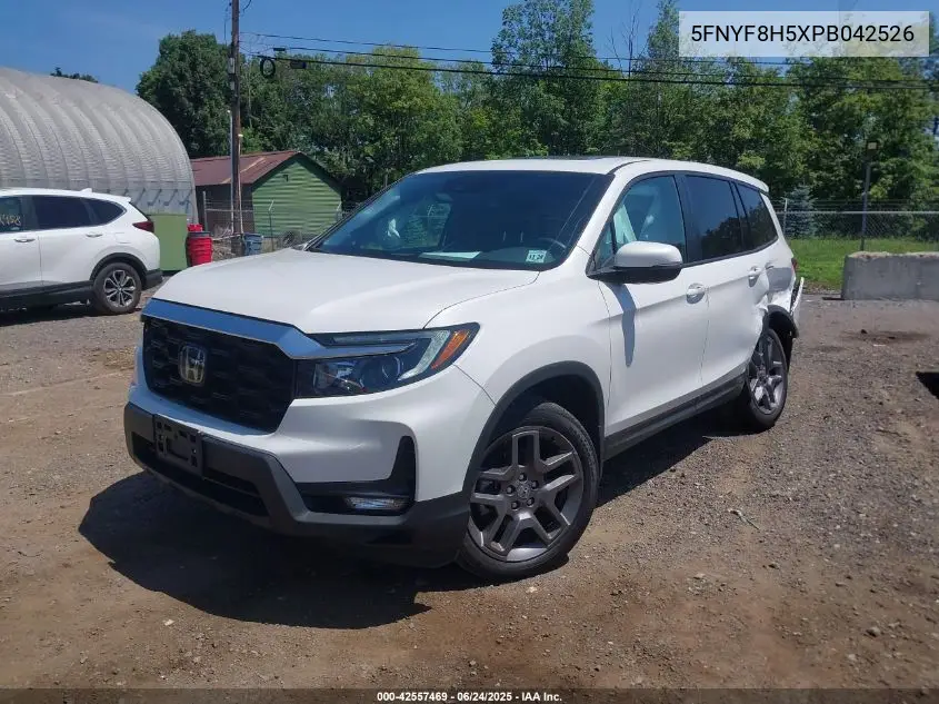 2023 Honda Passport Awd Ex-L VIN: 5FNYF8H5XPB042526 Lot: 42557469