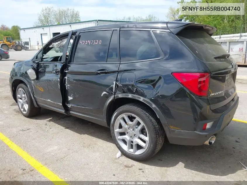2024 Honda Passport Awd Ex-L VIN: 5FNYF8H55RB004740 Lot: 42247520