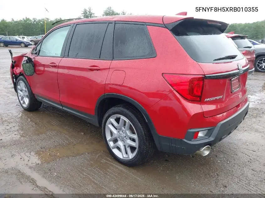 2024 Honda Passport Awd Ex-L VIN: 5FNYF8H5XRB010355 Lot: 42499044