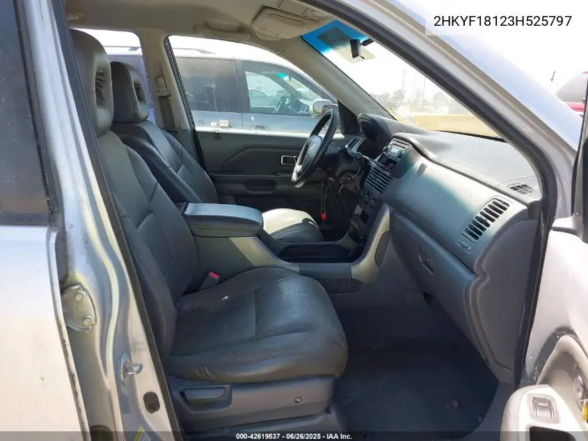 2003 Honda Pilot Lx VIN: 2HKYF18123H525797 Lot: 42619537