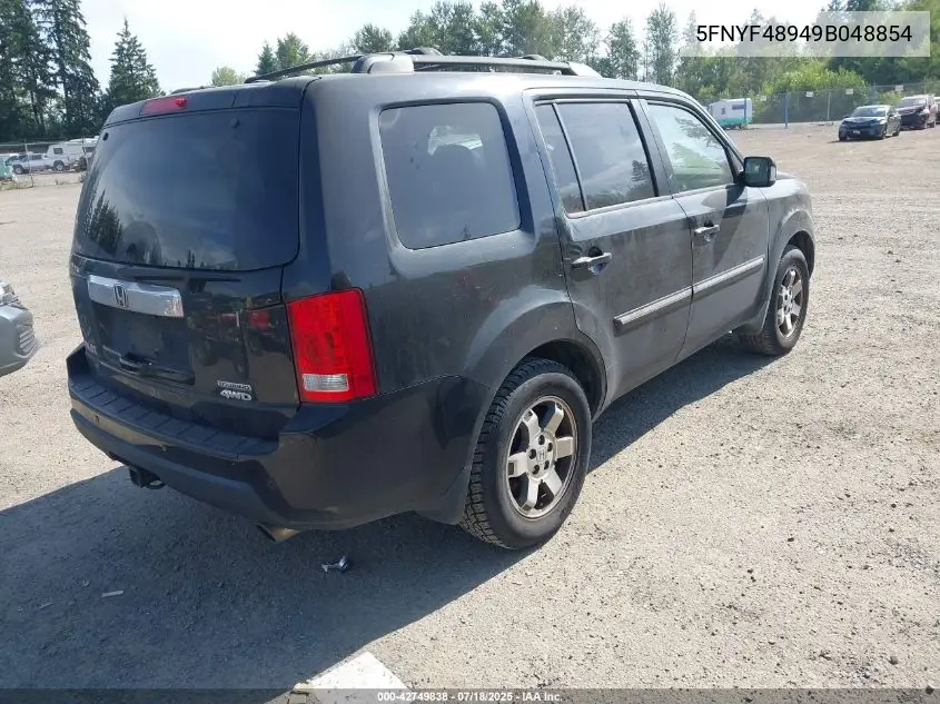2009 Honda Pilot Touring VIN: 5FNYF48949B048854 Lot: 42749838