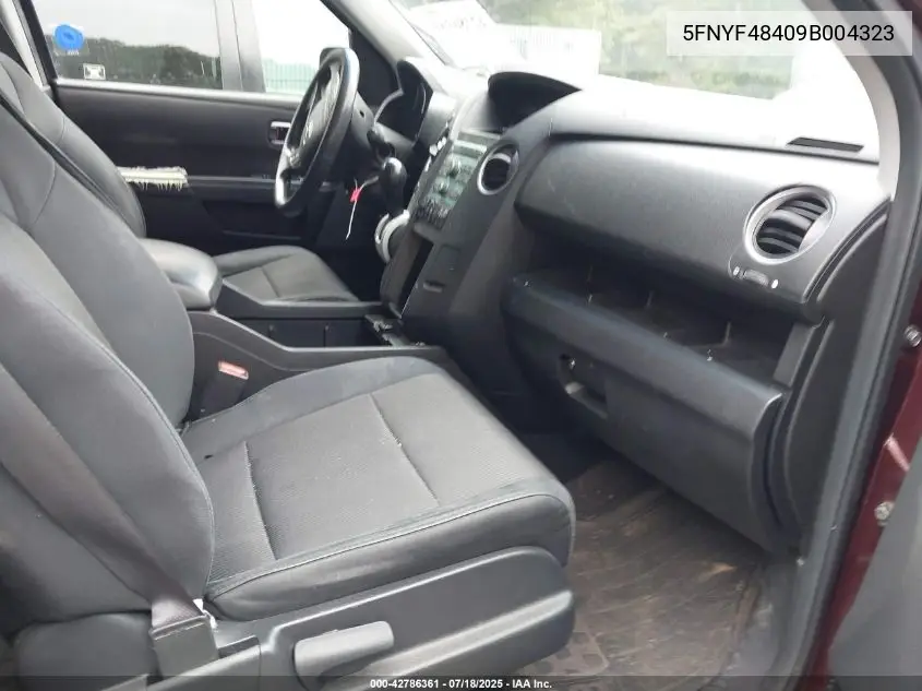 2009 Honda Pilot Ex VIN: 5FNYF48409B004323 Lot: 42786361