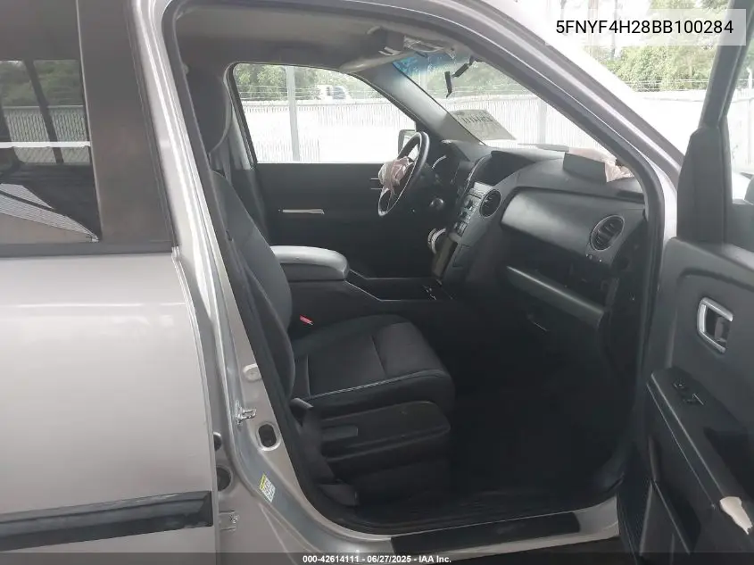 2011 Honda Pilot Lx VIN: 5FNYF4H28BB100284 Lot: 42614111