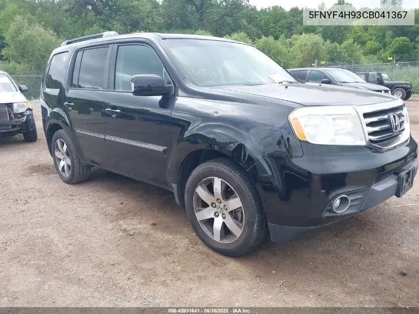 2012 Honda Pilot Touring VIN: 5FNYF4H93CB041367 Lot: 42631841