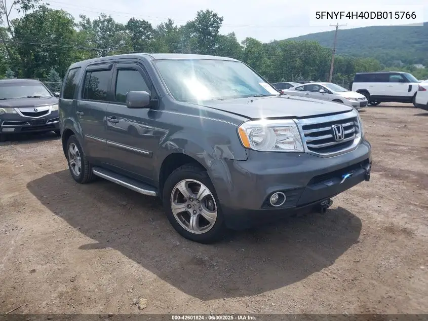 2013 Honda Pilot Ex VIN: 5FNYF4H40DB015766 Lot: 42601824