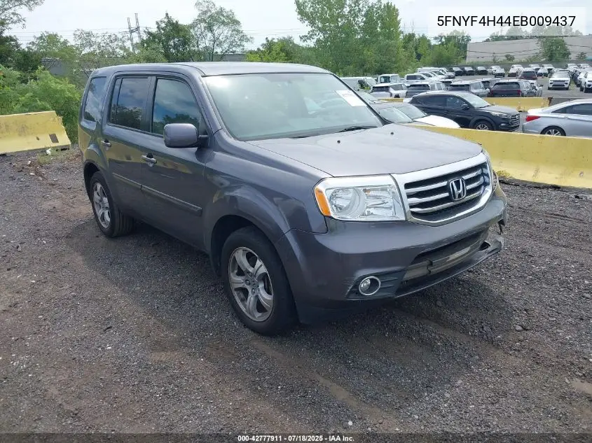 2014 Honda Pilot Ex VIN: 5FNYF4H44EB009437 Lot: 42777911