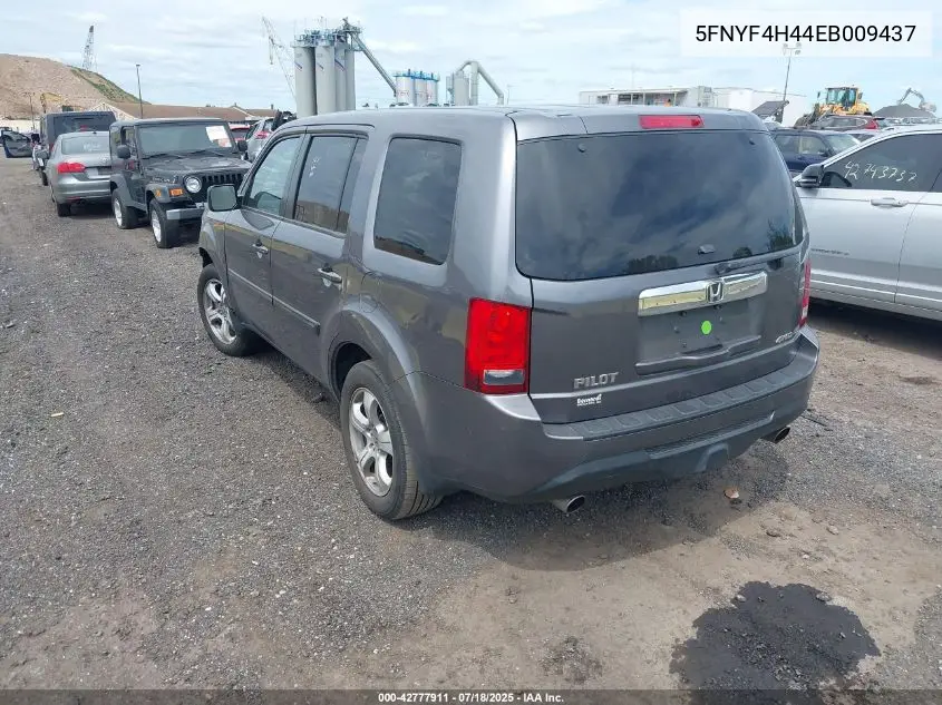 2014 Honda Pilot Ex VIN: 5FNYF4H44EB009437 Lot: 42777911