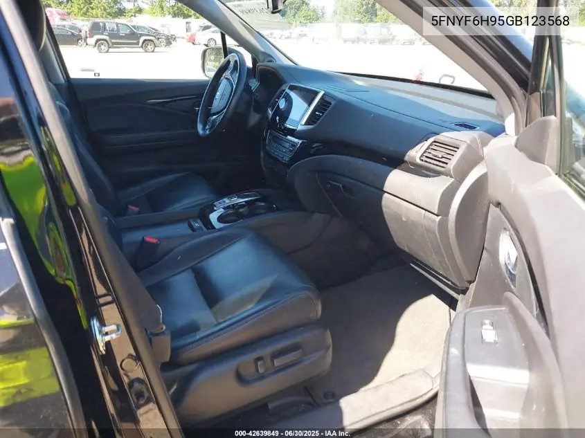 2016 Honda Pilot Touring VIN: 5FNYF6H95GB123568 Lot: 42639849