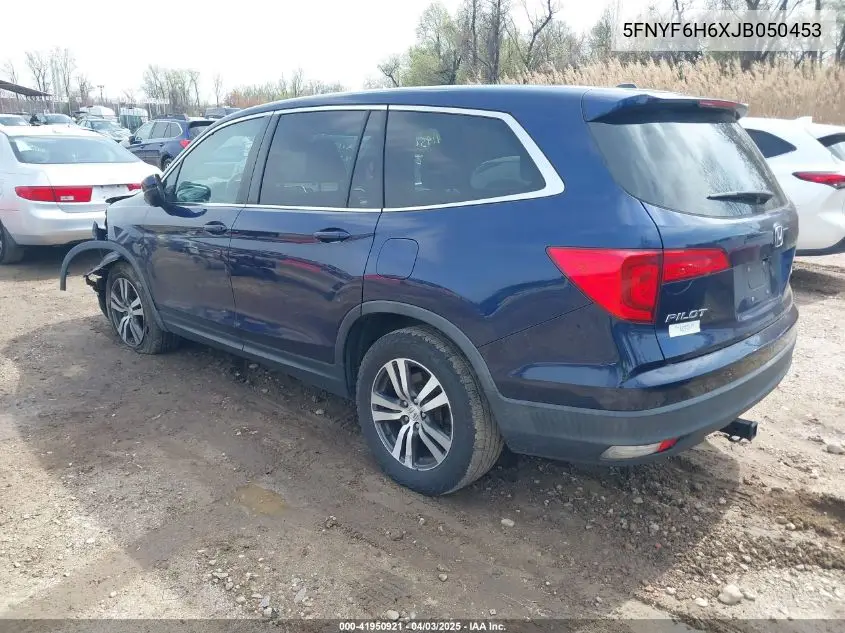 2018 Honda Pilot Ex-L VIN: 5FNYF6H6XJB050453 Lot: 41950921