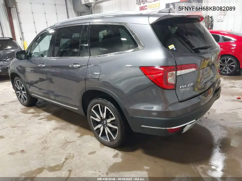 2019 Honda Pilot Touring VIN: 5FNYF6H68KB082089 Lot: 42616148