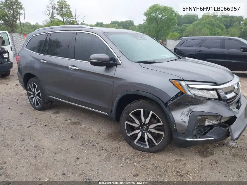 2020 Honda Pilot Awd Touring 8 Passenger VIN: 5FNYF6H91LB066957 Lot: 42247430