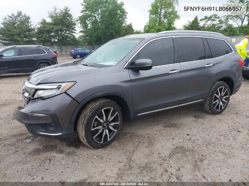 2020 Honda Pilot Awd Touring 8 Passenger VIN: 5FNYF6H91LB066957 Lot: 42247430