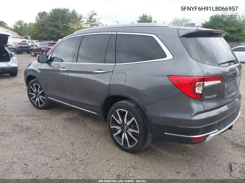 2020 Honda Pilot Awd Touring 8 Passenger VIN: 5FNYF6H91LB066957 Lot: 42247430