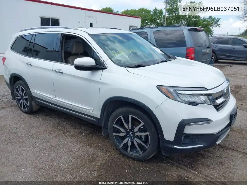 2020 Honda Pilot Awd Touring 8 Passenger VIN: 5FNYF6H96LB037051 Lot: 42579931