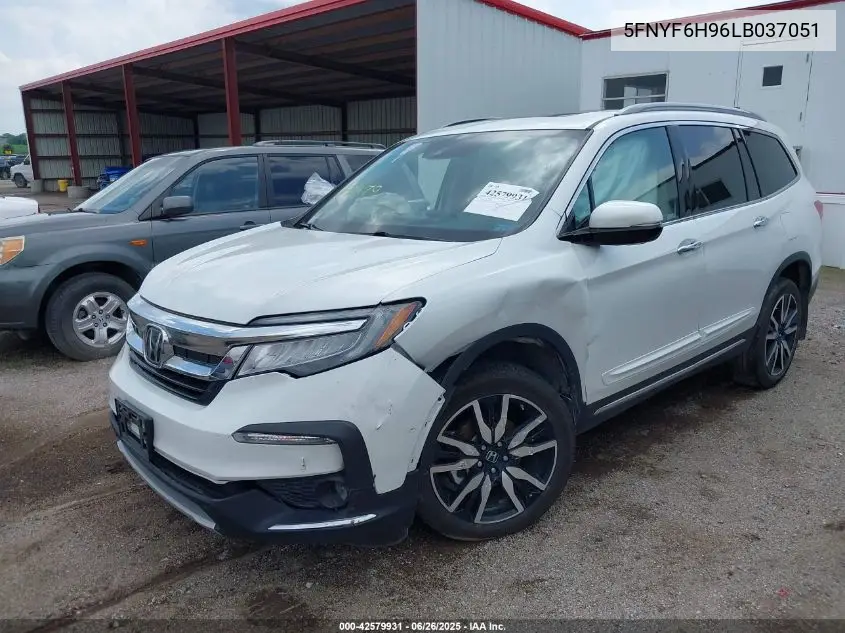 2020 Honda Pilot Awd Touring 8 Passenger VIN: 5FNYF6H96LB037051 Lot: 42579931