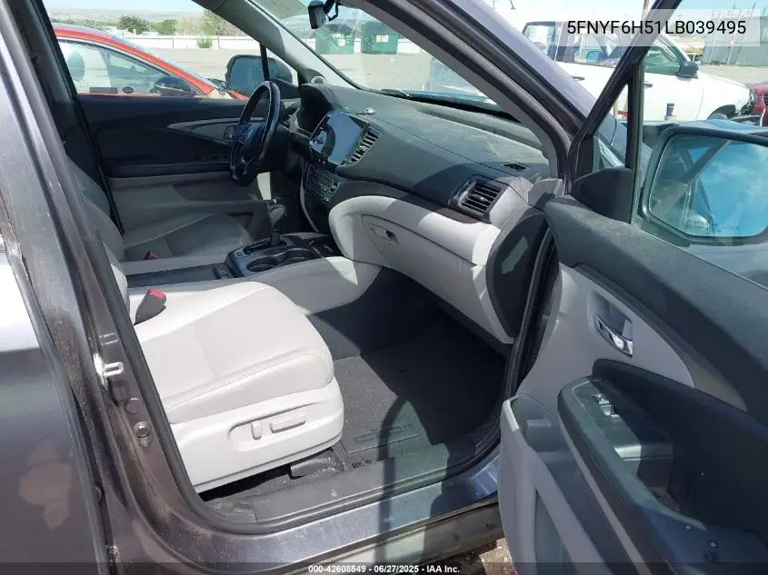 2020 Honda Pilot Awd Ex-L VIN: 5FNYF6H51LB039495 Lot: 42608549