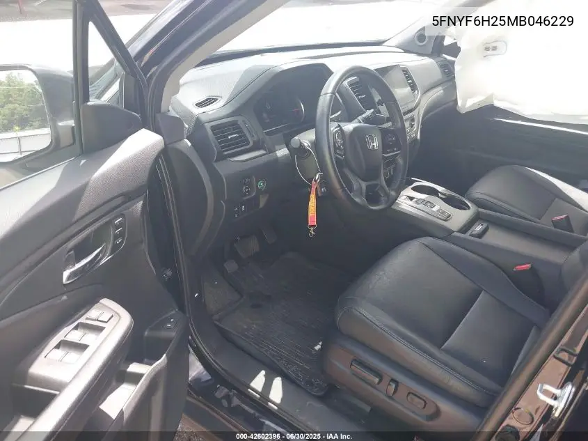 2021 Honda Pilot Awd Special Edition VIN: 5FNYF6H25MB046229 Lot: 42602396
