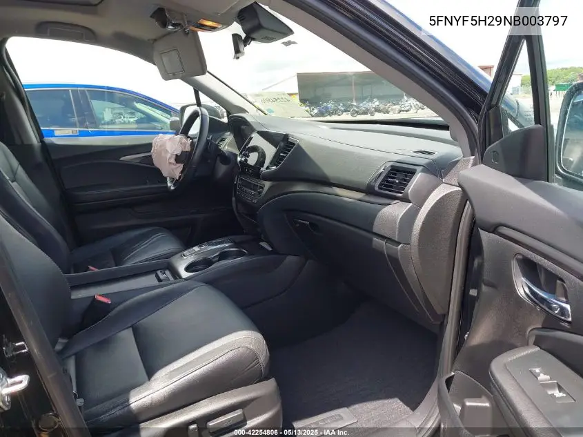 2022 Honda Pilot 2Wd Special Edition VIN: 5FNYF5H29NB003797 Lot: 42254806