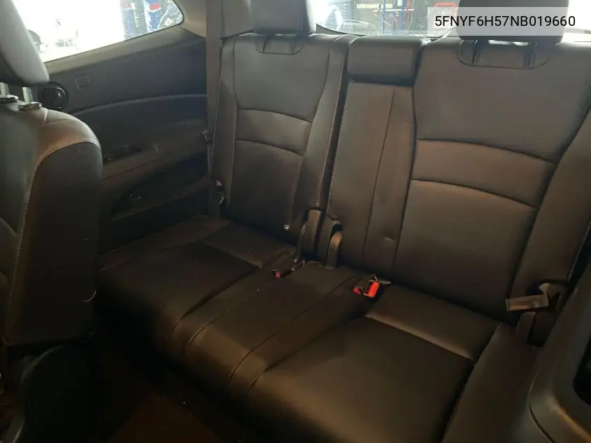 2022 Honda Pilot Exl VIN: 5FNYF6H57NB019660 Lot: 42611787