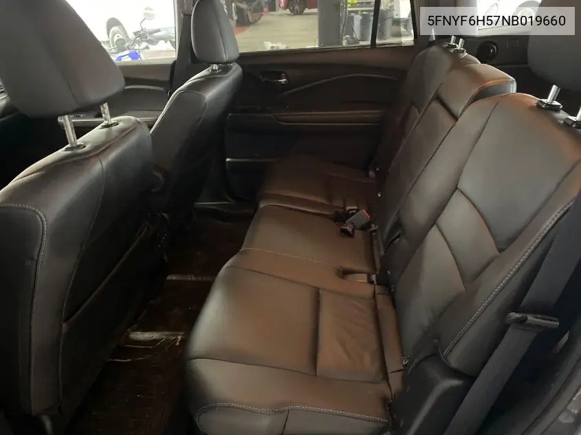 2022 Honda Pilot Exl VIN: 5FNYF6H57NB019660 Lot: 42611787