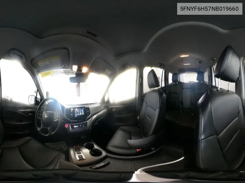2022 Honda Pilot Exl VIN: 5FNYF6H57NB019660 Lot: 42611787