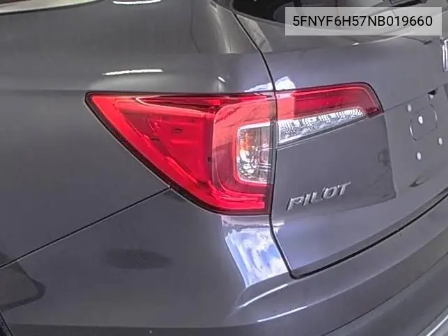 2022 Honda Pilot Exl VIN: 5FNYF6H57NB019660 Lot: 42611787
