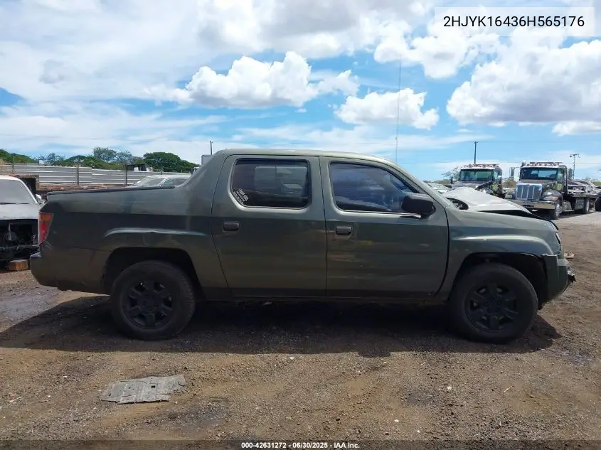 2HJYK16436H565176 2006 Honda Ridgeline Rts