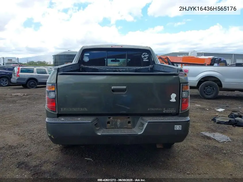 2HJYK16436H565176 2006 Honda Ridgeline Rts