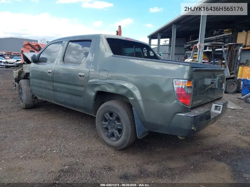 2HJYK16436H565176 2006 Honda Ridgeline Rts