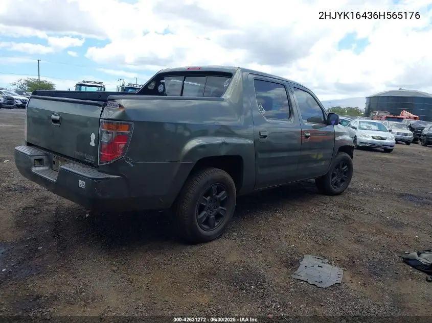 2HJYK16436H565176 2006 Honda Ridgeline Rts