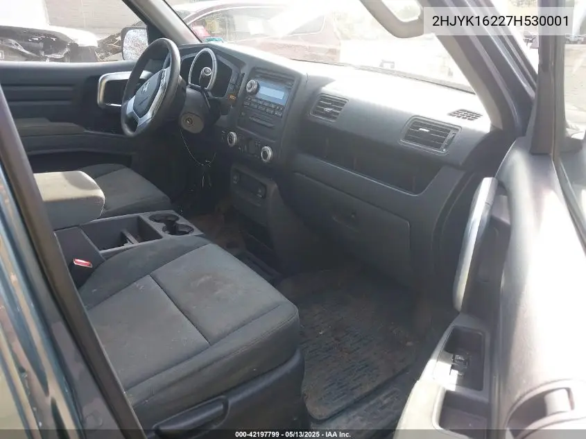 2007 Honda Ridgeline Rt VIN: 2HJYK16227H530001 Lot: 42197799