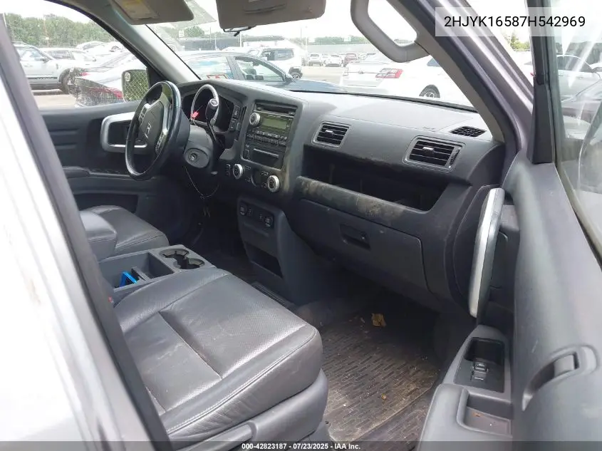 2007 Honda Ridgeline Rtl VIN: 2HJYK16587H542969 Lot: 42823187