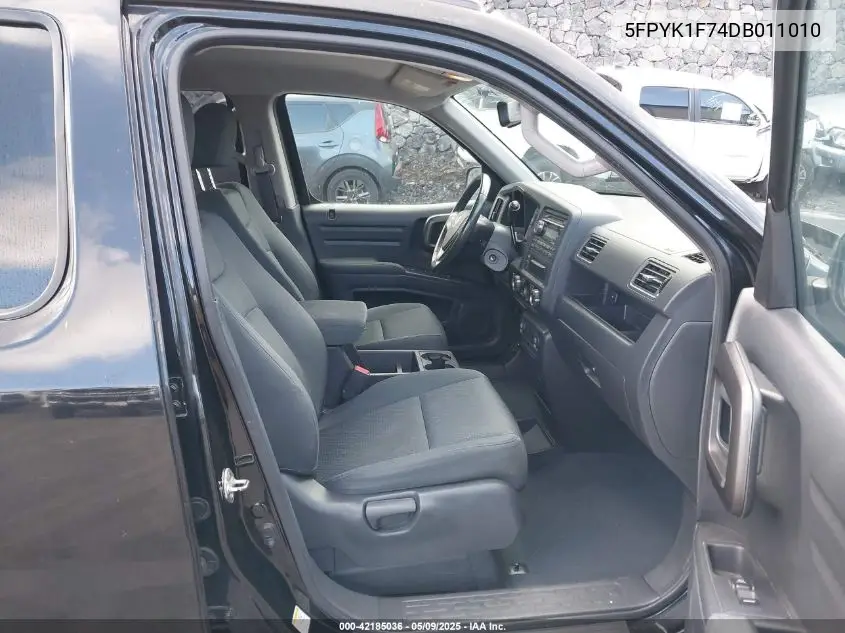 2013 Honda Ridgeline Sport VIN: 5FPYK1F74DB011010 Lot: 42185036