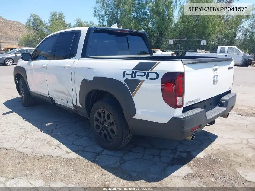 2023 Honda Ridgeline Black Edition VIN: 5FPYK3F8XPB041573 Lot: 42236712