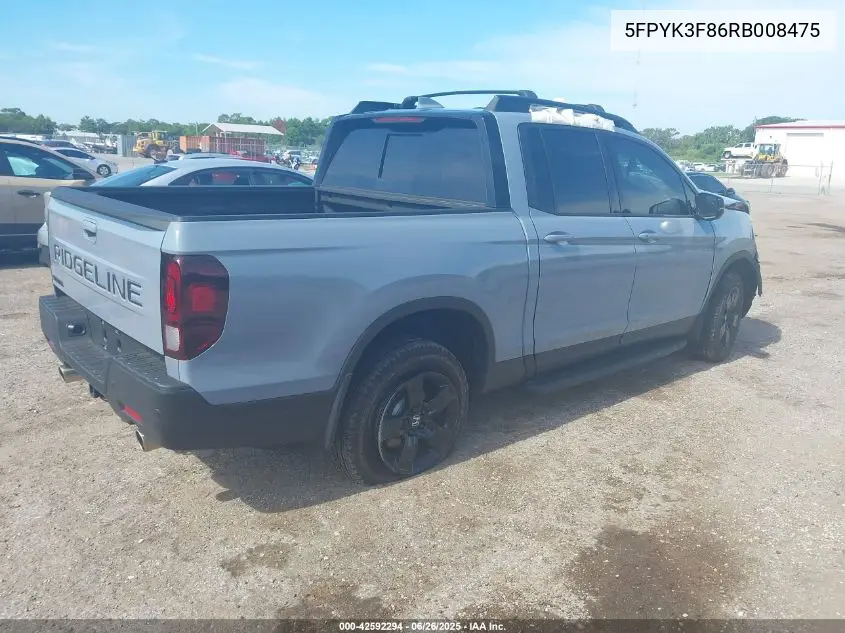 2024 Honda Ridgeline Black Edition VIN: 5FPYK3F86RB008475 Lot: 42592294